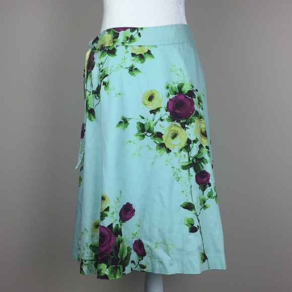 Anthropologie - Odille - Floral Side Tie Skirt - Picture 6 of 8